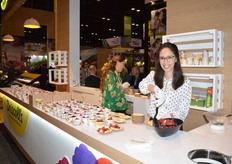 Fresh berry treats available at the Driscoll's booth.